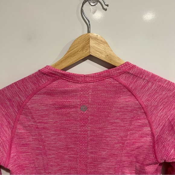 Lululemon Swiftly Tech Long Sleeve Crew Top Pink - Picture 8 of 8